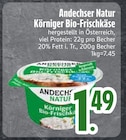 Körniger Bio-Frischkäse im Angebot bei EDEKA in Friedrichshafen Körniger Bio-Frischkäse Angebote von Andechser Natur bei EDEKA Friedrichshafen für 1,49 €