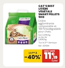 Litière végétale Smart Pellets 5kg - Cat's Best en promo chez Animalis Litière végétale Smart Pellets 5kg - Cat's Best dans le catalogue Animalis