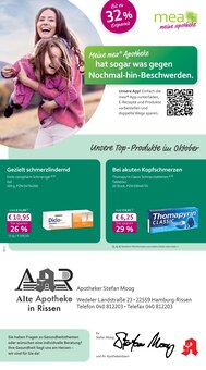 Aktueller mea - meine apotheke Prospekt für Hamburg mit  Seiten