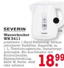 Wasserkocher WK 3411 von SEVERIN im aktuellen E center Prospekt