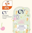 Ice im Müller Prospekt Tuchmaske Ice Cream Dream von CV im aktuellen Müller Prospekt für 1,55 €