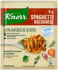 Nudel-Schinken Gratin oder Spaghetti Bolognese von Knorr Fix für 0,49 € bei REWE im Angebot Nudel-Schinken Gratin oder Spaghetti Bolognese von Knorr Fix im aktuellen REWE Prospekt
