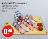 Aufschnitt-Portionswurst von  im aktuellen V-Markt Prospekt für 0,99 €