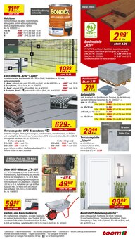 Terrassenplatten im aktuellen toom Baumarkt Prospekt (Hildesheim) Terrassenplatten im toom Baumarkt Prospekt "Respekt, wer's selber macht." mit 16 Seiten (Hildesheim)