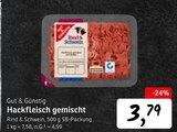 Hackfleisch gemischt Angebote von Gut & Günstig bei Konsum Dresden für 3,79 €