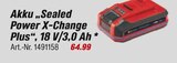 Aktuelle Batterie Angebote bei toom Baumarkt in Karlsruhe Aktuelles Akku "Sealed Power X-Change Plus" Angebot bei toom Baumarkt in Karlsruhe ab 64,99 €