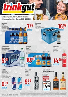 Energydrink im Trinkgut Prospekt "Aktuelle Angebote" mit 4 Seiten (München)