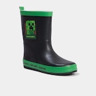 Bottes de pluie Minecraft noir garçon en promo chez La Halle Bottes de pluie Minecraft noir garçon dans le catalogue La Halle