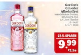 Gin oder Alkoholfrei Angebote von Gordon's bei Marktkauf Görlitz für 9,99 €