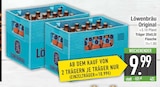 Original von Löwenbräu im aktuellen EDEKA Prospekt für 9,99 €