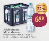 Mineralwasser von Adelholzener im aktuellen tegut Prospekt für 6,99 €