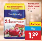 Gelierzucker XXL 2:1 im Angebot bei Netto Marken-Discount in Garbsen Gelierzucker XXL 2:1 Angebote von Nordzucker bei Netto Marken-Discount Garbsen für 1,29 €