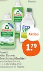 Aloe Vera Spül-Lotion von Frosch im aktuellen tegut Prospekt