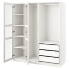 Kleiderschrank weiß/weißes Glas 175x60x201 cm im Angebot bei IKEA in Bornheim Kleiderschrank weiß/weißes Glas 175x60x201 cm Angebote von PAX / TYSSEDAL bei IKEA Bornheim für 617,00 €