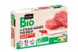 4 Steaks hachés pur bœuf bio surgelés - Jean Rozé en promo chez Intermarché 4 Steaks hachés pur bœuf bio surgelés - Jean Rozé dans le catalogue Intermarché