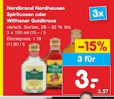 Aktuelles Spirituosen oder Wilthener Goldkrone Angebot bei Netto Marken-Discount in Halle (Saale) ab 1,19 €