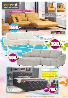 Boxspringbett im Möbel Mahler Siebenlehn Prospekt "WIR WÜNSCHEN IHNEN EIN FROHES NEUES JAHR 2026" mit 16 Seiten (Leipzig)