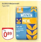 Weizenmehl im Angebot bei GLOBUS in Mannheim Weizenmehl Angebote von GLOBUS bei GLOBUS Mannheim für 0,89 €