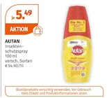 Aktuelles Insektenschutzspray Angebot bei Müller in Köln ab 5,49 €