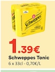 Schweppes tonic à 1,39 € dans le catalogue Hmarket