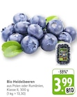 EDEKA Mühlhausen - Bio Heidelbeeren Angebot im Prospekt Bio Heidelbeeren bei EDEKA im Mühlhausen Prospekt für 3,99 €