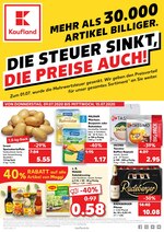 Kaufland Prospekt für Hannover mit 40 Seiten Kaufland Prospekt für Hannover: "DIE STEUER SINKT, DIE PREISE AUCH!", 40 Seiten, 09.07.2020 - 15.07.2020