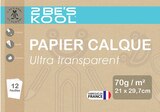 La pochette papier calque - 2 BE'S KOOL en promo chez Stokomani La pochette papier calque - 2 BE'S KOOL dans le catalogue Stokomani