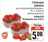 Erdbeeren im nah und gut Prospekt zum Preis von 2,50 €