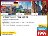 Hotelgutschein für 2 Nächte Angebote von Animod GmbH bei Netto Marken-Discount Erfurt für 199,00 €
