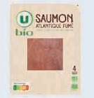 Saumon fume - U BIO en promo chez U Express Poitiers à 4,36 €