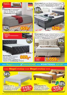 Bett im Opti-Megastore Prospekt "Hot Sommer Sale" mit 17 Seiten (Bremerhaven)