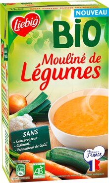 Cosmétiques Bio - Liebig dans le catalogue Supermarchés Match Veloutés ou moulinés de légumes bio - Liebig en promo chez Supermarchés Match