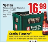 Münchner Hell oder Alkoholfrei Angebote von Spaten bei Trinkgut Duisburg für 16,99 €