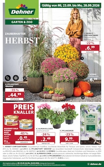 Aktueller Dehner Garten-Center Prospekt für Kummerfeld und Ungebung, Seiten zum blättern Dehner Garten-Center Prospekt ZAUBERHAFTER HERBST mit Seiten in Kummerfeld und Umgebung