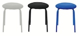 Tabouret rond empilable en promo chez Super U Goussainville à 7,99 €