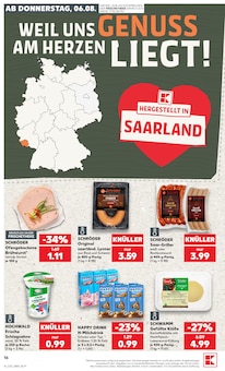 Wurst im aktuellen Kaufland Prospekt (Saarbrücken) Wurst im Kaufland Prospekt "Hier bin ich richtig" mit 56 Seiten (Saarbrücken)
