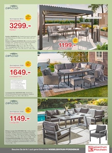 Pavillon im Möbelzentrum Pforzheim Prospekt "MEHR KOMFORT FÜR DRAUSSEN!" mit 12 Seiten (Karlsruhe)