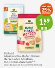 Aktuelle Brot Angebote bei tegut in Mannheim Aktuelles Bio-Hafer-Dinkel-Herzen oder Bio-Dinkel-Zwieback Angebot bei tegut in Mannheim ab 1,49 €