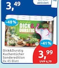 Kuchentücher Sonderedition von Dick&Durstig im aktuellen budni Prospekt