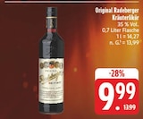 Kräuterlikör im Angebot bei EDEKA in Görlitz Kräuterlikör Angebote von Original Radeberger bei EDEKA Görlitz für 9,99 €