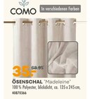 Ösenschal Madeleine von COMO im aktuellen Möbel Kraft Prospekt