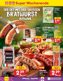 Wurst im Netto Marken-Discount Prospekt "Aktuelle Angebote" mit 65 Seiten (Chemnitz)
