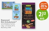 Bio-Schokolade von Rapunzel im aktuellen tegut Prospekt für 2,22 €