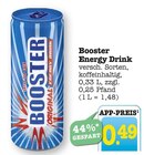 Aktuelles Booster Energy Drink Angebot bei E center in Weinheim ab 0,49 €