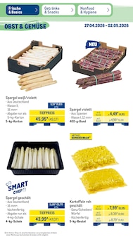 Kartoffeln im METRO Prospekt "Wochenangebote" mit 52 Seiten (Nürnberg)