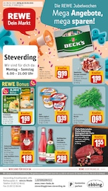 Aktueller REWE Prospekt mit Steak, "Dein Markt", Seite 1