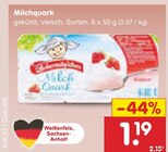 Aktuelle Quark Angebote bei Netto Marken-Discount in Dresden Aktuelles Milchquark Angebot bei Netto Marken-Discount in Dresden ab 1,19 €