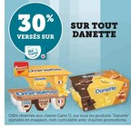 Promo 30% versés sur ma carte u sur tout danette à  dans le catalogue Super U à Ploërmel