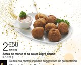 Acras de morue et sa sauce aigre douce en promo chez Carrefour Strasbourg à 2,50 €