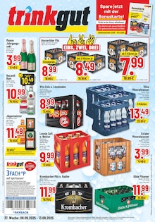 Bitburger im aktuellen Trinkgut Prospekt (Celle) Bitburger im Trinkgut Prospekt "Aktuelle Angebote" mit 6 Seiten (Celle)